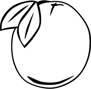 openclipart圖庫：Simple Fruit Orange