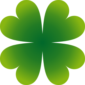 openclipart圖庫：four-leaf clover