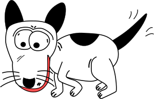 openclipart圖庫：Cartoon Dog