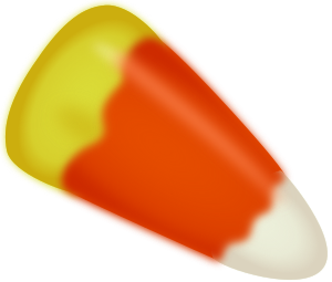 openclipart圖庫：Halloween Candy Corn