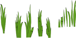 openclipart圖庫：Grass Blades and Clumps