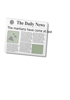 openclipart圖庫：Newspaper
