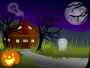 openclipart圖庫：Halloween Haunted House