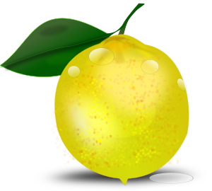 openclipart圖庫：lemon photorealistic