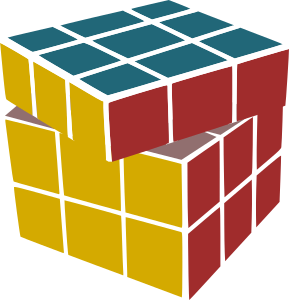 openclipart圖庫：Rubik's Scrambled