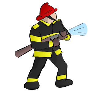 openclipart圖庫：Fire Fighter