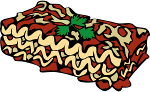 openclipart圖庫：Fast Food, Lunch-Dinner, Lasagna