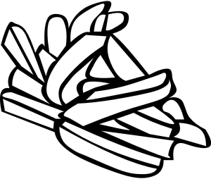 openclipart圖庫：Fast Food, Lunch-Dinner, French Fries