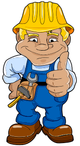 openclipart圖庫：Blue Worker