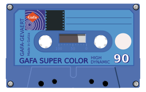 openclipart圖庫：Compact cassette