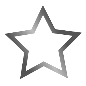 openclipart圖庫：Outlined star icon