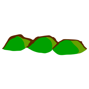 openclipart圖庫：RPG map symbols: hills