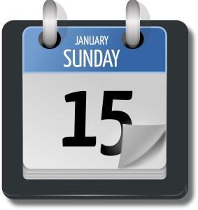 openclipart圖庫：calendar sheet