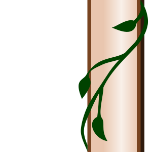 openclipart圖庫：RPG map ivy border 4