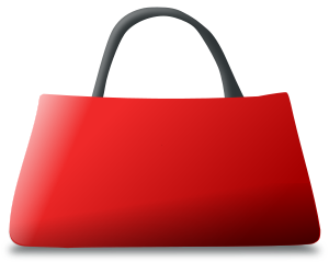 openclipart圖庫：leather handbag