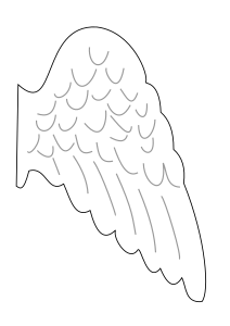 openclipart圖庫：Angel's wing