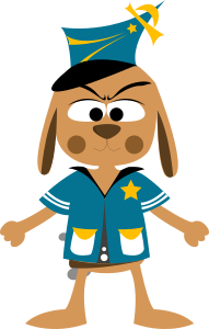openclipart圖庫：Police dog