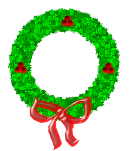 openclipart圖庫：Christmas Wreath