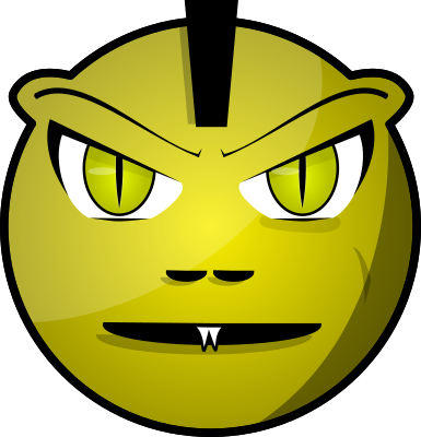 Scary face - Openclipart