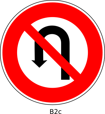 Panneau interdit / forbidden road sign basic - Openclipart