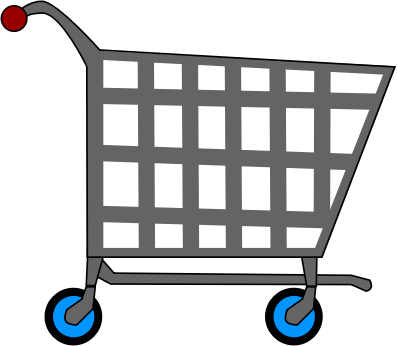 Basic Shopping Cart - Openclipart