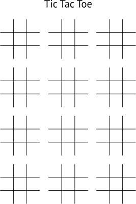 Tic Tac Toe Board - Openclipart