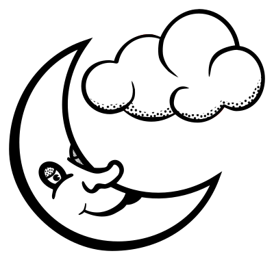 Moon PNG, Clipart, Area, Black And White, Blog, Blue Moon, Cartoon