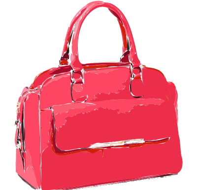 Bright Pink Bag - Openclipart