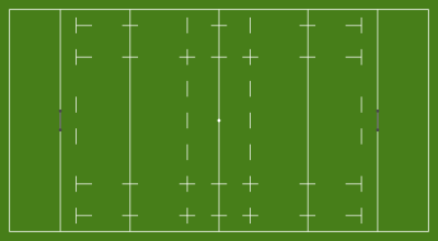 Rugby union pitch - Openclipart