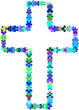 Golden Cross Fixed - Openclipart