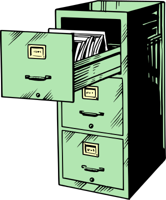 Filing cabinet - Openclipart