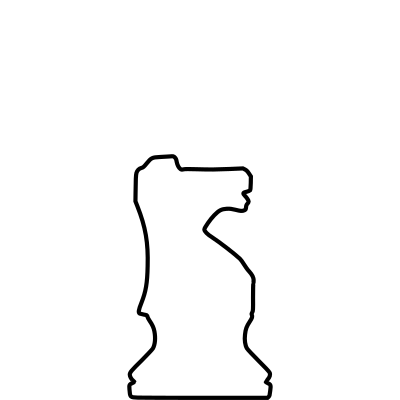 Staunton Style Chess Pieces - Silhouettes - Openclipart