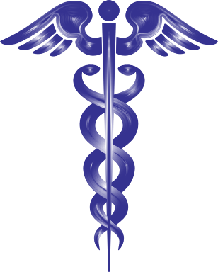 Caduceus Silhouette - Openclipart