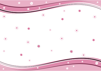 Floral Background Pink A6 - Openclipart