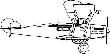 Sopwith Antelope biplane color - Openclipart