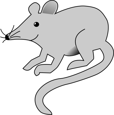 Simple cartoon mouse - Openclipart