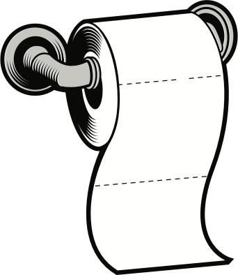 Toilet Paper (#2) - Openclipart