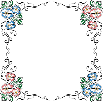 Floral corner decoration 2 - Openclipart