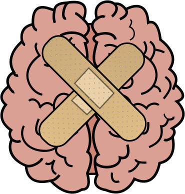 Brain Line Art - Openclipart