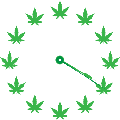 Marijuana Leaf Silhouette - Openclipart