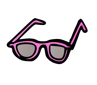 sunglasses outline - Openclipart