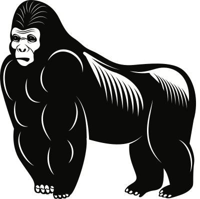 Gorilla (#1) - Openclipart