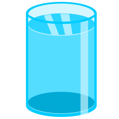 glass water clipart