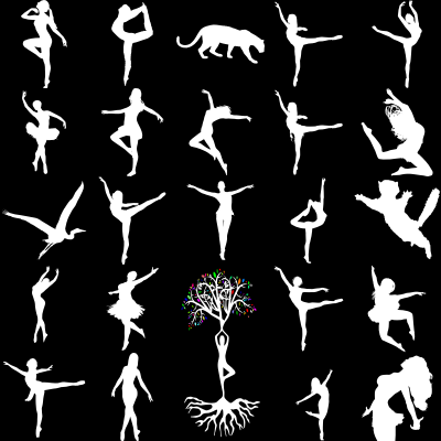 Yoga Tree - Openclipart