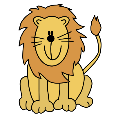 Cartoon Lion - Openclipart