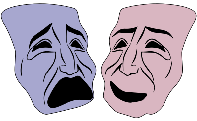 tragedy masks isolated 24188449 PNG