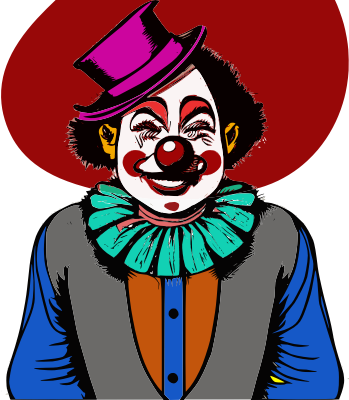 AI Clown Smile - Openclipart