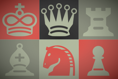 DG-RA Style Chess Pieces Set - Openclipart