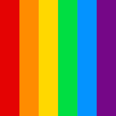 Gay pride pink rainbow in vertical stripes - Openclipart