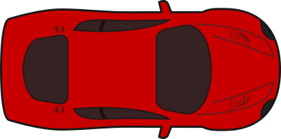 car drawings top view